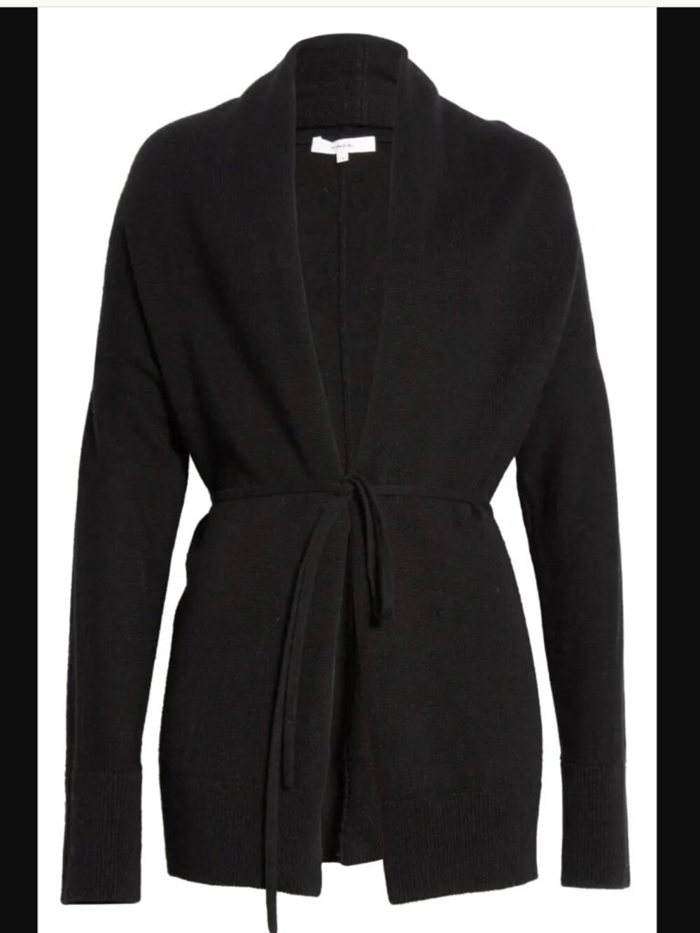 NWT Vince Wool Cashmere blend shaw tie cardigan // XS